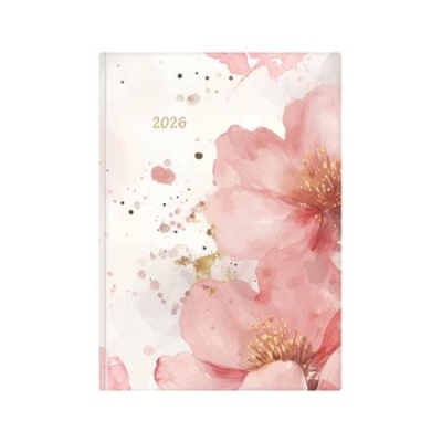 Naptár, tervező, B5, heti, TOPTIMER, "Joy", szellőrózsa